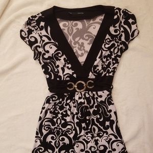 Black and White Dress